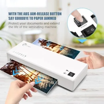 Buyounger 4 in 1 Laminator with 40 Sheets & Trimmer