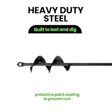 K-Brands Auger Drill Bit – Effortless Digging Tool for Gardeners