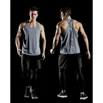 ATHLIO Men's Tank Tops 3 Pack
