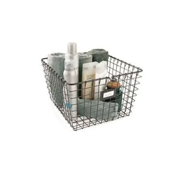 Stylish Spectrum 6-Pack Wire Baskets for Home Organization