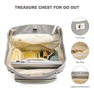 Stylish VS VOGSHOW Multifunction Baby Diaper Backpack