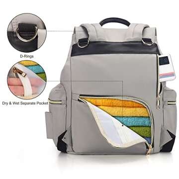 Stylish VS VOGSHOW Multifunction Baby Diaper Backpack