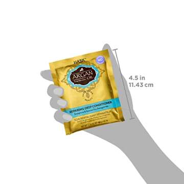 HASK ARGAN OIL Deep Conditioner - Color Safe, 2 Pack