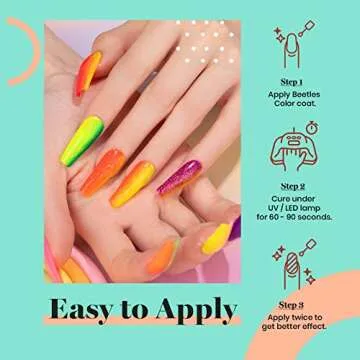 Beetles 16 PCS Neon Gel Polish Set for Vibrant Nails