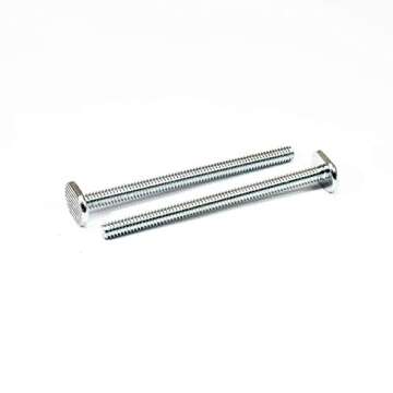 POWERTEC 1/4"-20 T Track Bolts 20 Pack for T Track, 3-1/2 Inch Long T Slot Bolts for Universal T Tra...