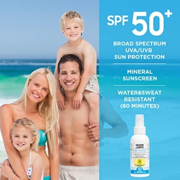 Vegan SPF 50+ Mineral Sunscreen for Family Skin Protection