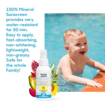 Vegan SPF 50+ Mineral Sunscreen for Family Skin Protection