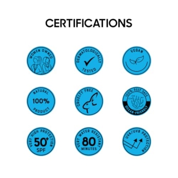 Vegan SPF 50+ Mineral Sunscreen for Family Skin Protection