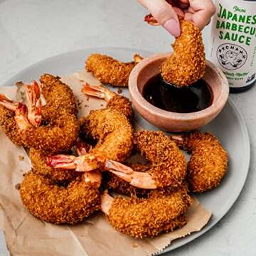 Bachan's Japanese Barbecue Sauce 4 Pack - 1 OG, 1 Hot & Spicy, 1 Yuzu, 1 Sweet Honey Mini - BBQ Sauce for Wings, Chicken, Beef, Pork, Seafood, Noodles, and More. Non GMO, No Preservatives, BPA free