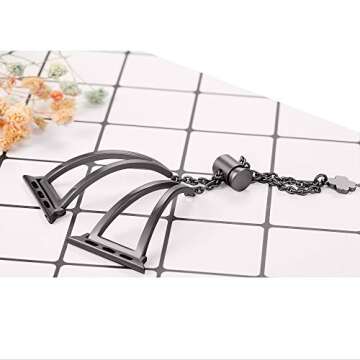 Secbolt Stainless Steel Bands Compatible with Apple Watch Band 38mm 40mm 41mm 42mm 44mm 45mm 46mm 49mm iWatch Series 10/9/Ultra/SE/8/7/6/5/4/3/2/1, Dressy Metal Bangle Bracelet Women