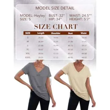 AUTOMET Stylish V Neck Short Sleeve Women's Tops