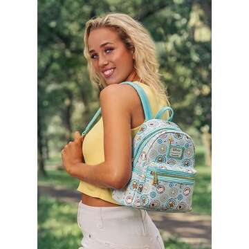 Loungefly Be Our Guest Mini Backpack - Beauty and the Beast Enchanted Castle Servants Standard