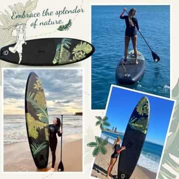 Susiebay 11ft Inflatable SUP Board with Accessories