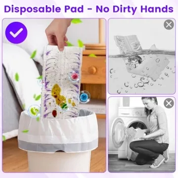 20 Pack Disposable Mop Pads for Power-Mop Cleaning