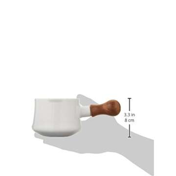 Dansk Kobenstyle White Butter Warmer, Small