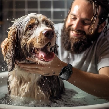 Goton Waterproof Privacy Case for Apple Watch Series 10 SE 9 8 7 6 5 4 Ultra 2 Ultra, Hard PC Bumper Tempered Glass Screen Protector for iWatch Cover Accessories, 46mm Matte Black