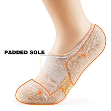 Gonii Women's No Show Socks in Vibrant Colors for Comfort