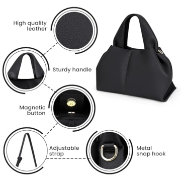 JQWYGB Cloud Pouch Dumpling Bag for Women - Stylish & Versatile
