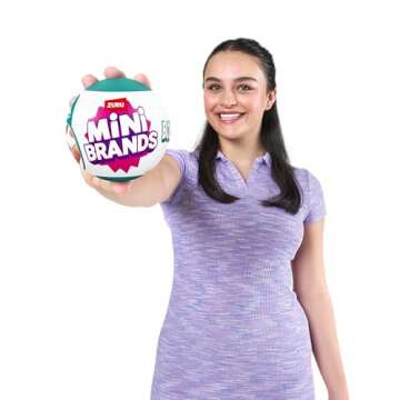 Mini Brands Books (2 Pack) by ZURU Real Miniature Book Brands Collectible Toy, Capsules of 5 Mystery Miniature Books with Real readable Pages and Accessories for Kids, Teens, Adults