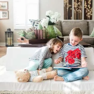 Foamnasium Blocksy Mini Indoor Foam Playset 3 Piece Soft Toddler and Kids Active Play Couch for Crawling, Climbing, Fort Building and Jumping, Made in The US, Pewter