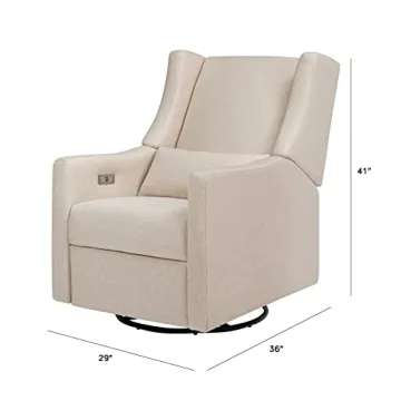 Sustainable Babyletto Kiwi Power Recliner with USB Port