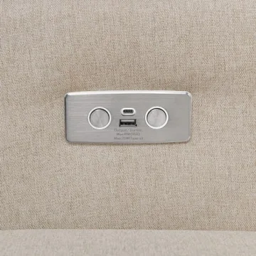 Sustainable Babyletto Kiwi Power Recliner with USB Port