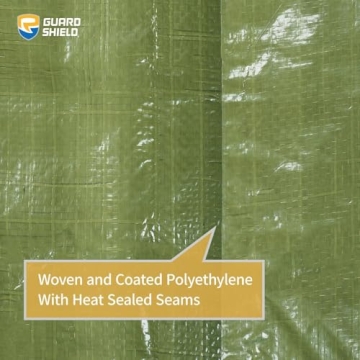 GUARD SHIELD 12x12 Waterproof Tarp for Outdoor Protection