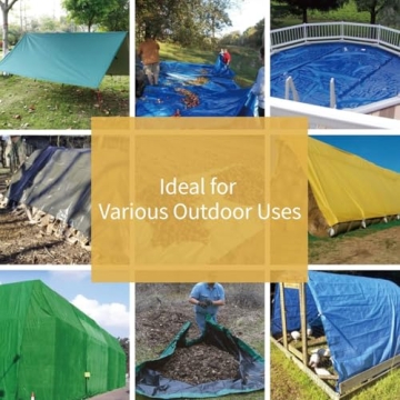 GUARD SHIELD 12x12 Waterproof Tarp for Outdoor Protection