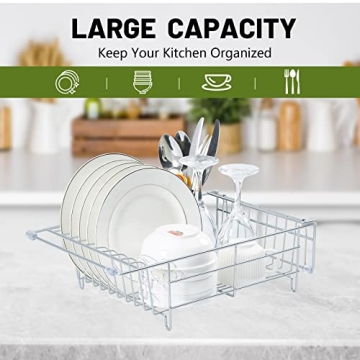 Expandable Dish Drying Rack for Kitchen Efficiency