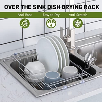 Expandable Dish Drying Rack for Kitchen Efficiency