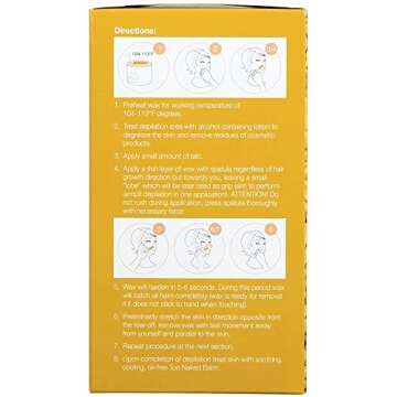 Too Naked Golden Radiance Strip-Free Wax, Hypoallergenic, Incredible Elasticity Peel Wax size 28.8 Ounces