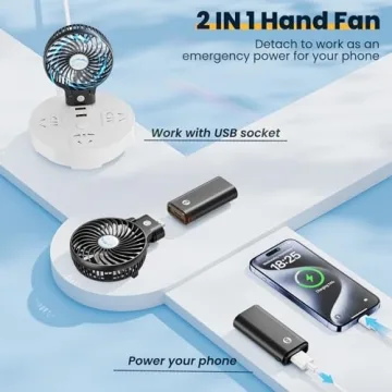 HandFan 5200mAh Portable Handheld Fan for Summer Bliss