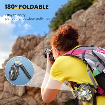 HandFan 5200mAh Portable Handheld Fan for Summer Bliss