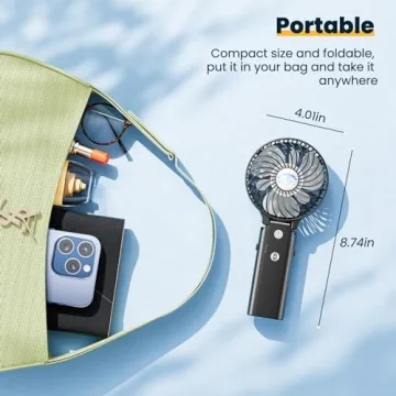 HandFan 5200mAh Portable Handheld Fan for Summer Bliss