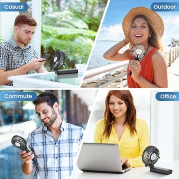 HandFan 5200mAh Portable Handheld Fan for Summer Bliss