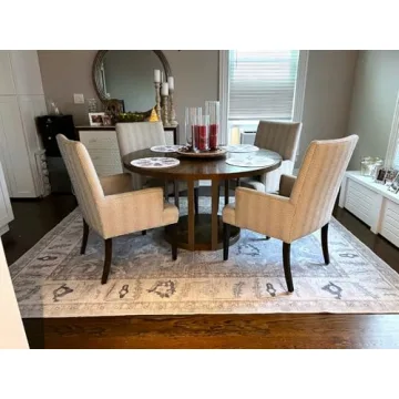 Modern Oushak Rug - Vintage Luxury Inspired Washable Rug