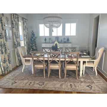 Modern Oushak Rug - Vintage Luxury Inspired Washable Rug