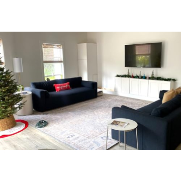 Modern Oushak Rug - Vintage Luxury Inspired Washable Rug