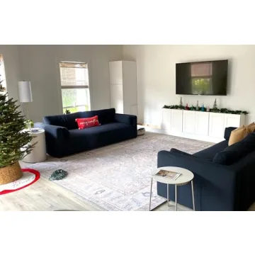 Modern Oushak Rug - Vintage Luxury Inspired Washable Rug