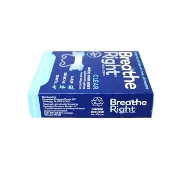 Breathe Right Nasal Strips Clear Large - 30 Strips