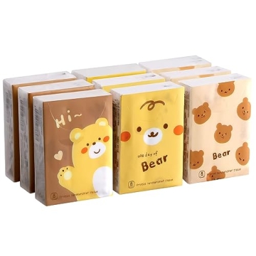 Charming Facial Tissue Packs for Travel and Everyday Use