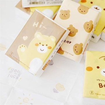 Charming Facial Tissue Packs for Travel and Everyday Use