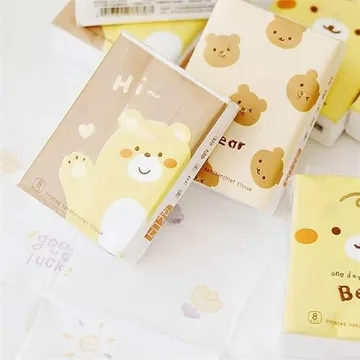 Charming Facial Tissue Packs for Travel and Everyday Use