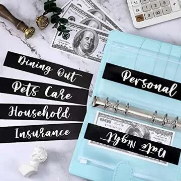 34 Pieces Cash Envelope Budget Stickers - Organize Finances