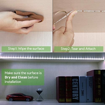 Lepro 12V LED Strip Light Waterproof 16.4ft Tape Light