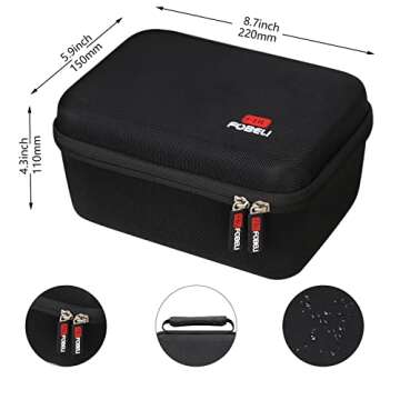 FBLFOBELI EVA Hard Storage Case for Sony ZV E-10 / Sony ZV-1 Interchangeable Lens Mirrorless Vlog Camera Kit, Shockproof Protective Container Bag