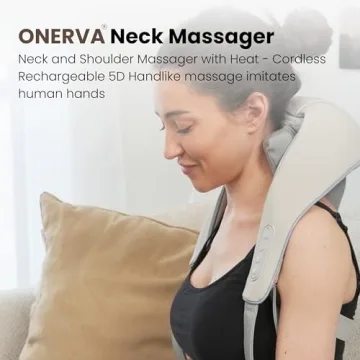 ONERVA Neck Massager for Ultimate Pain Relief and Relaxation