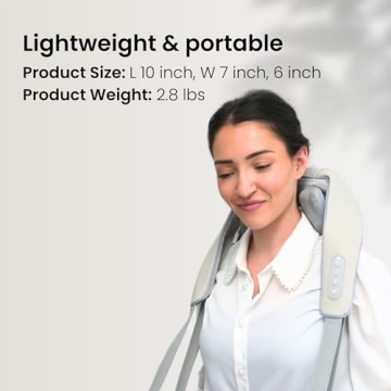 ONERVA Neck Massager for Ultimate Pain Relief and Relaxation