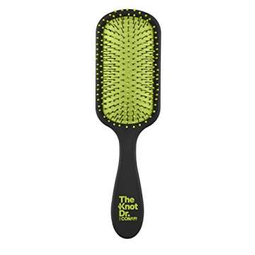The Knot Dr. hair brush by Conair - Detangler hair brush - Removes Knots and Tangles in wet or dry h...