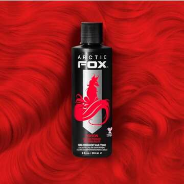 ARCTIC FOX Poison: Vibrant Vegan Hair Dye, 8 Fl Oz